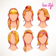 blonde different hairstyles