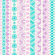 Tribal aztec seamless pattern N19