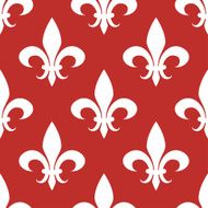 fleur de lis seamless pattern