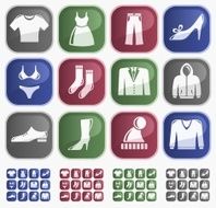 Clothing buttons N2