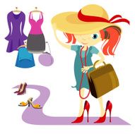 Trying clothes