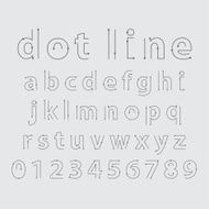 alphabetic fonts and numbers N11