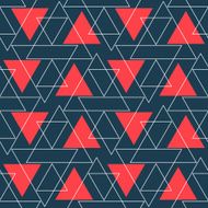 Abstract Background Geometric Seamless Pattern