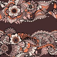 Mehndy flowers pattern N22