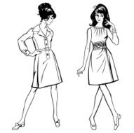 Woman in dress N8