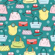 the texture of women&#039;s handbags