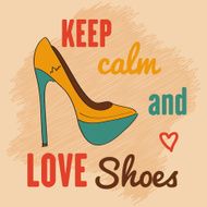 Quote Typographic Background about shoes N2