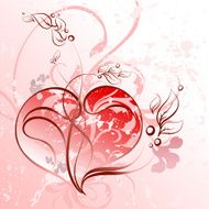 Floral Heart Background N3