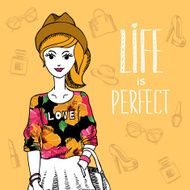 Hipster girl N10