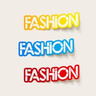 realistic design element fashion N2