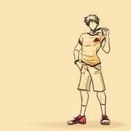 Young sporty guy