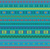 Abstract Ethnic Seamless Geometric Pattern
