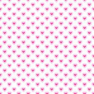 Heart shape vector seamless pattern (tiling) N2