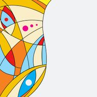 Abstract geometric colorful vector background