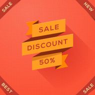 Sale discount paper folding design