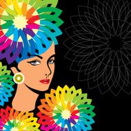 Beautiful Woman Silhouette N12