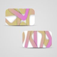 Vector business-card set for your design