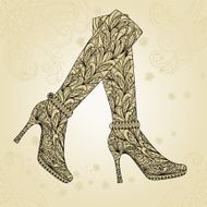 fashion boots background N2