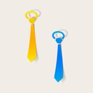 realistic design element tie N3