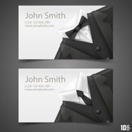 Triangle jacket card vector illustration N2