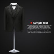 Jacket over a black background N2