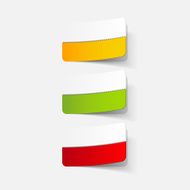 realistic design element rectangle