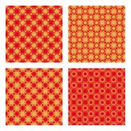 Red and golden pattern