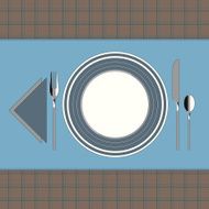 Table setting in modern style 3