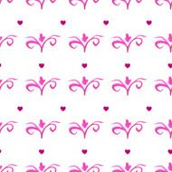 Seamless pattern with Dutch ornaments