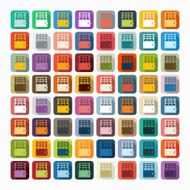 Flat design purse N3