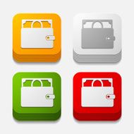 square button purse N3
