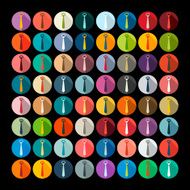 Flat design tie N4