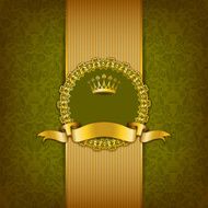 Luxury background with ornament frame
