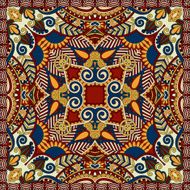 Traditional ornamental floral paisley bandanna N584