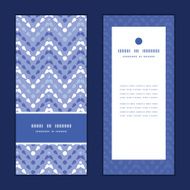 Vector purple drops chevron vertical frame pattern invitation greeting cards N2