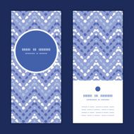 Vector purple drops chevron vertical round frame pattern invitation greeting N2