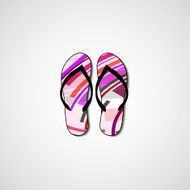 Abstract illustration on flip flops N50