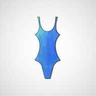 female swimsuit isolated N49