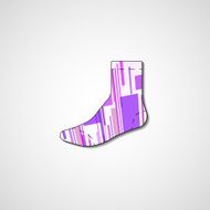 Abstract illustration on peaked cap N44