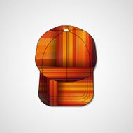 Abstract illustration on peaked cap N46