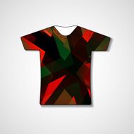 Abstract illustration on t-shirt N35