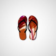 Abstract illustration on flip flops N55