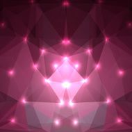 Abstract red triangles background