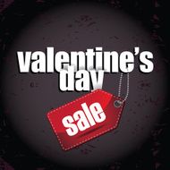 Valentine&rsquo;s Day sale tag design