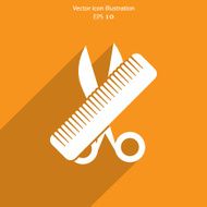 Vector hair salon tools N14