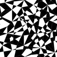 Stylized texture with black and white lines triangles