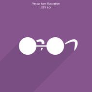 Vector glasses web icon N4