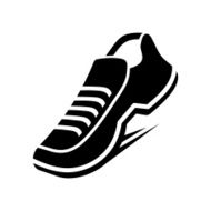 Running Shoe Icon Vector