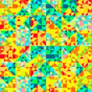 Retro pattern of geometric shapes N16