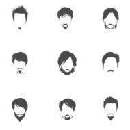 Man hair style set